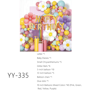 Perlengkapan Balon Ulang Tahun untuk Anak-Anak, Dekorasi Dinding Latar Belakang Pesta Ulang Tahun untuk Anak Laki-Laki dan Perempuan, Tahun Pertama Bayi - Product Image 6