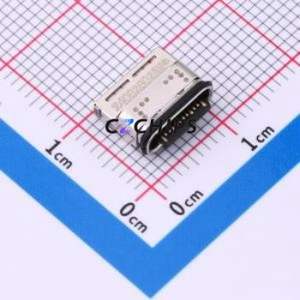 TYPEC-341-ARP24X8 USB Connector SMD Connector ( Connector Type: Type-C )( Gender: Female )( Mounting Type: Horizontal Mount ) - Product Image 1