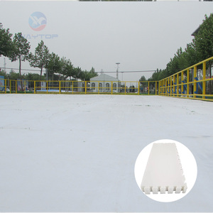 Hot bán tổng hợp băng trượt băng sân thảm di động tạm thời dryland khúc côn cầu gạch uhmwpe Chất liệu tùy chỉnh cắt dịch vụ - Product Image 1