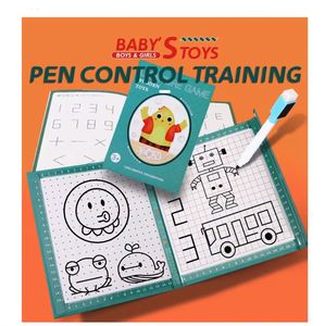 Divertidos ejercicios de trazado para el desarrollo de habilidades de escritura temprana, libro de actividades para el control del lápiz - Product Image 1