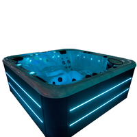 Spas Jacuzzis d'Extérieur Infinity pour 5 Personnes avec Son Intégré