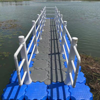 Vente chaude Source Usine En Plastique Protection De L'environnement Matériel Solide Durable Plate-Forme Flottante Dock Gonflable