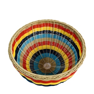 Lampada a Sospensione <span class=keywords><strong>in</strong></span> Rattan Plastico Intrecciato Arcobaleno XH per Soggiorno, Camera da Letto, Ristorante, Caffè, Casa da Tè, Bar, Club - Product Image 4