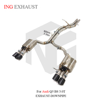 Échappement Catback à soupape en acier inoxydable ING pour Audi Q5 B8 3.0T avec silencieux tuyaux de système d'échappement automatique accessoires de voiture