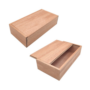 Caja de Té Magnética con Tapa Abatible de Madera de Nogal Hecha a Medida, Rectangular, Artesanal, para Regalo - Product Image 3