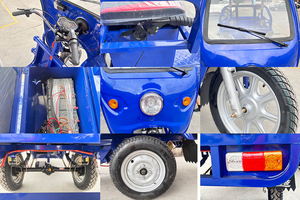 Triciclo Elettrico Economico 60V <span class=keywords><strong>a</strong></span> Tre Ruote con Tetto Aperto, Triciclo Motorizzato da Carico per Uso Urbano - Product Image 5