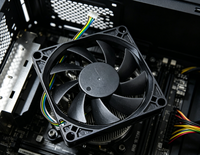 Ventilateur axial DC 80 mm 80x80x20 mm 12 V PWM 5000 tr/min à double roulement à billes haute vitesse pour PC et serveur