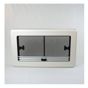 Deux côtés coulissant 700X400mm RV fenêtre coulissante avec verre trempé avec une bonne ventilation Rv fenêtre coulissante - Product Image 5