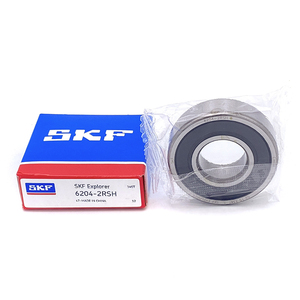 Roulement à billes à gorge profonde <span class=keywords><strong>SKF</strong></span> <span class=keywords><strong>6204</strong></span> 2RSH pour générateur et roulement de chaussures de skate - Product Image 1