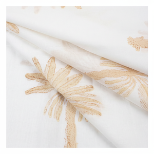High Quality Cotton Hot Sales Cotton Palm Tree Custom Print Luxury Collection for Summer Dress Material Cotton Soft <b>Fabric</b> - Product Image 1