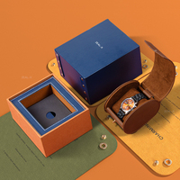 Boîte cadeau de montre en papier personnalisable avec couvercle pour présenter des boîtes de montres emballées avec style