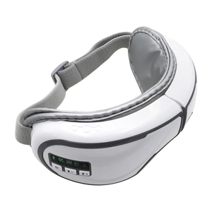 Presión de aire Vibración Compresa caliente Música Equipo de masaje ocular Eléctrico Plegable Inteligente 3D Masajeador de ojos con calor