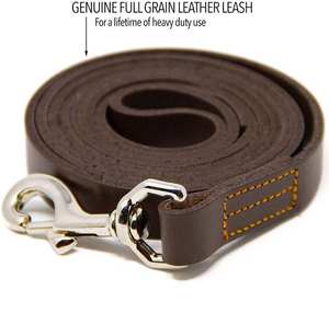 Correa Retráctil para Perro con Logotipo Personalizado, MOQ de 10 Piezas, con Cuero de Grano Completo Duradero, Decoraciones de Encaje y Remaches para Perros - Product Image 3