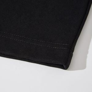 T-shirts unisexes personnalisés avec logo imprimé, 2024 plus récent t-shirt noir en gros - Product Image 5