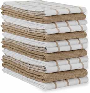 Serviettes de cuisine en coton 100% antibactériennes personnalisées en gros - Product Image 1