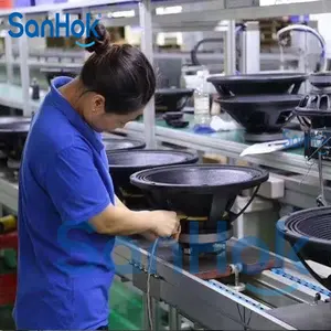 Non-standard Customization Tooling Plate Speed Chain Conveyor Aluminum Compact Two-Way Combined Home Speaker Assembly Line