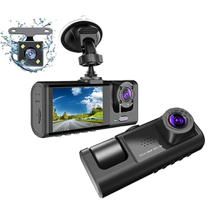 Nhà máy cung cấp trực tiếp 2024 <span class=keywords><strong>Dashcam</strong></span> phía trước và phía sau xe mới ghi dữ liệu màu đen máy ảnh 2 ống kính - Product Image 1