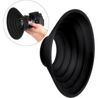 Pare-soleil universel pliable en silicone de 30-50 mm pour objectifs d'appareil photo