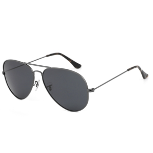 Pilot <b>Sunglasses</b> Black <b>Frame</b> Green Polarized Lenses Full Rim UV400 Protection Unisex <b>Round</b> Style Adult Driving Use - Product Image 6