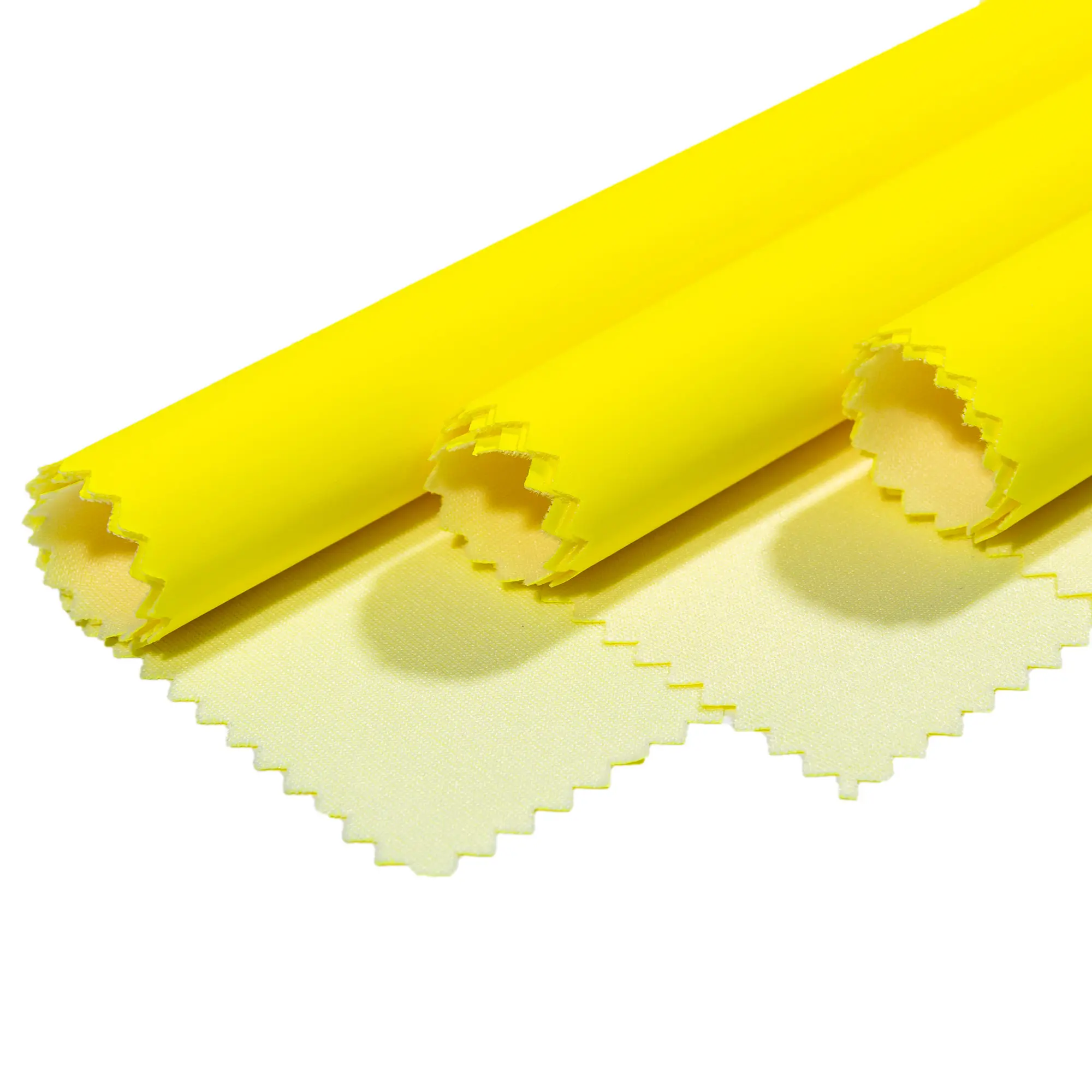En20471 floresan sarı <span class=keywords><strong>Hi</strong></span> Vis PU kumaş PPE güvenlik giysi kullanımı Polyester yanmaz su geçirmez kumaş