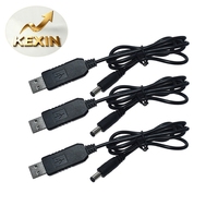 Cable USB de Refuerzo de Voltaje DC a DC 5V/9V/12V, Módulo de Refuerzo de Banco de Energía con Puerto DC