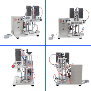 HZPK DHZ-550B Semi Automatic Desktop Electric Pneumatic Olive Oil Water Plastic <b>Trigger</b> <b>Spray</b> <b>Bottle</b> Press Screw Capping Machine - Product Image 2