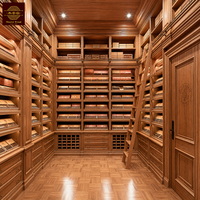 Fabricant de vitrines de présentation en bois sur mesure pour la maison, et d'humidificateurs à cigares en bois de cèdre pour salles à cigares avec accès direct