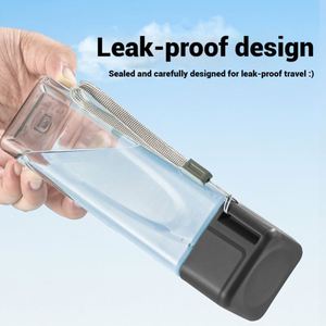 Bouteille d'eau légère et pratique de style sportif avec logo personnalisé en plastique de forme carrée pour les enfants à l'école - Product Image 4