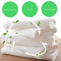 Couche en tissu de gaze douce à séchage rapide et facile à laver pour bébé Couche en mousseline lavable et réutilisable