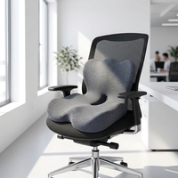 Coussin de soutien lombaire ergonomique en mousse à mémoire de forme, confortable et très vendu, avec fonctions de massage pour chaise orthopédique, amovible