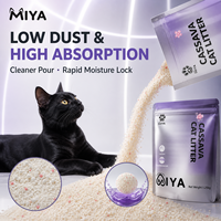 Litière pour chat en manioc à faible teneur en poussière, agglomération rapide, contrôle efficace des odeurs, fourniture OEM ODM sous marque privée pour les distributeurs d'articles pour animaux de compagnie