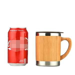 Gobelet <span class=keywords><strong>300ml</strong></span> Bouteille écologique en bambou Acier inoxydable Tasse de voyage - Product Image 2
