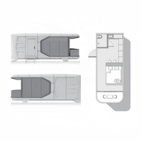 Cymdin Design Contemporain Préassemblé Mobile Capsule Hôtel Pliable Préfabriqué Espace Capsule Maison Conteneur Chambre Acier