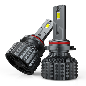 หลอดไฟหน้า LED รุ่น 9006 HB4 อัพเกรด ไม่มีข้อผิดพลาด ไม่กระพริบ ไม่มีขั้วไฟผิด ให้ลำแสงที่เสถียร ใช้สำหรับรถยนต์ ใช้บนถนน - Product Image 1