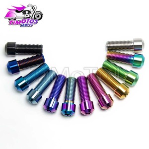 Tmj hợp kim titan hình lục giác bên trong hình lục giác 16 đầu M10 * 1.5*15-60 vít gương chiếu hậu để sửa đổi xe máy - Product Image 5