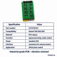 Placa Base C37V701431, Placa de Control de Circuito para Impresora Offset Roland 700 500 300, Pieza de Repuesto
