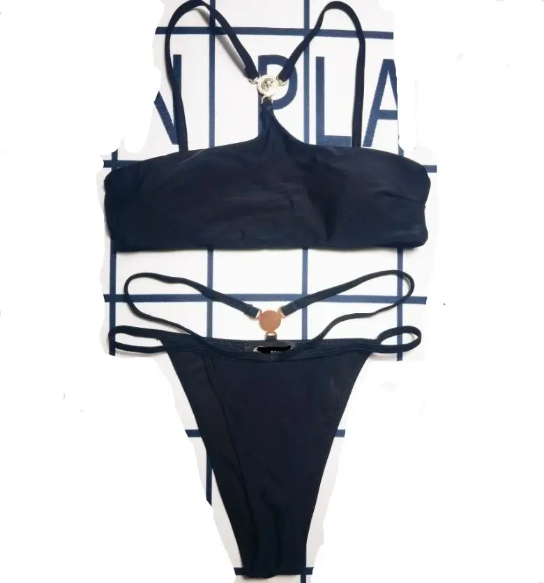 नया स्टॉक प्रसिद्ध ब्रांड डिज़ाइनर स्विमसूट बंदू टॉप बीचवियर सेक्सी लेडी स्विमवीयर बिकिनी