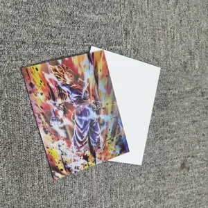 Personalizzato souvenir cartolina lenticolare 3d cartolina di anime disegni per la promozione