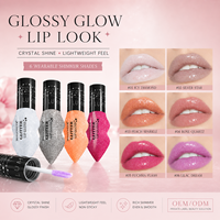 Gloss à lèvres pailleté OEM ODM, brillant à lèvres scintillant, gloss brillant, vente en gros, approvisionnement en vrac, marque privée, maquillage cosmétique pour les lèvres