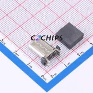 HC-TYPE-C-16P-LT01B <b>USB</b> <b>Connector</b> SMD <b>Connector</b> ( <b>Connector</b> Type: Type-C )( Gender: Female )( Mounting Type: Vertical Mount ) - Product Image 2