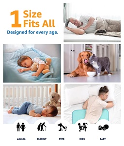 Tái Sử Dụng Không Thấm Nước Không Kiểm Soát Pad Tùy Chỉnh Có Thể Giặt Underpad Giường Pad Cho Người Lớn Người Đàn Ông Với Cánh Cánh - Product Image 5