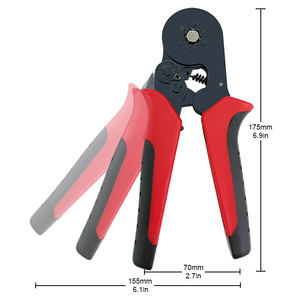 HS8 6-6 0.25-6m2 हेक्सागन क्रिंप पियर 1200psc टर्मिनल क्रिम्पर फेनियम क्रिम्पिंग टूल किट - Product Image 2