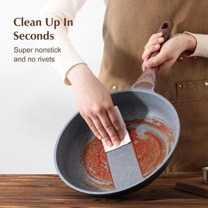 Sartén Moderna de Acero Inoxidable de la Mejor Calidad, Sartén <span class=keywords><strong>para</strong></span> Tortillas, Sartén Saludable <span class=keywords><strong>para</strong></span> Cocinar, Apta <span class=keywords><strong>para</strong></span> <span class=keywords><strong>Gas</strong></span> e Inducción - Product Image 3