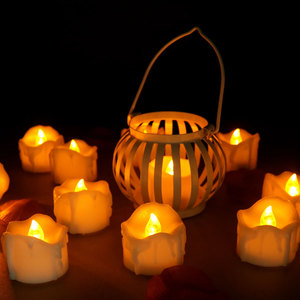 Bougies <span class=keywords><strong>Led</strong></span> sans flamme scintillantes en gros d'usine Bougies à piles pour <span class=keywords><strong>mariage</strong></span> - Product Image 4