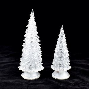 Acrylic Multi-Color Glowing Christmas <b>Tree</b> with <b>LED</b> Lights Crystal Sparkling Desktop Figurine for Outdoor Party Decorations - Product Image 4