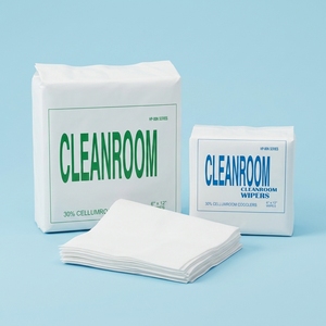 Kain Lap Industri Sekali Pakai Harga Murah, Bebas Serat, Bebas Debu, Kain Pembersih Ruangan Bersih, Ukuran 9x9 Inci - Product Image 4