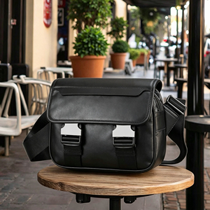 Borsa a Tracolla in Pelle PU Cradilens per Uomo, Stile Casual con Logo Personalizzato, Moda Estiva - Product Image 1