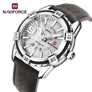 นาฬิกาข้อมือผู้ชาย NAVIFORCE รุ่น 9117L ขายดี นาฬิกาสปอร์ตแฟชั่น ของแท้จากผู้ผลิต กันน้ำ สายหนัง - Product Image 1