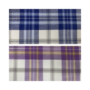 Vendita calda di alta qualità controllare tessuto di puro cotone resistente alle rughe traspirante Made in China - Product Image 3