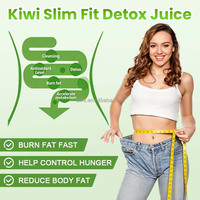 Kiwi Slim Fit Juice Detox Reiniging Hoge-Vezel Fruit Enzym Poeder Probiotica Ondersteuning Gewichtsbeheersing Volwassenen OEM ODM Privé